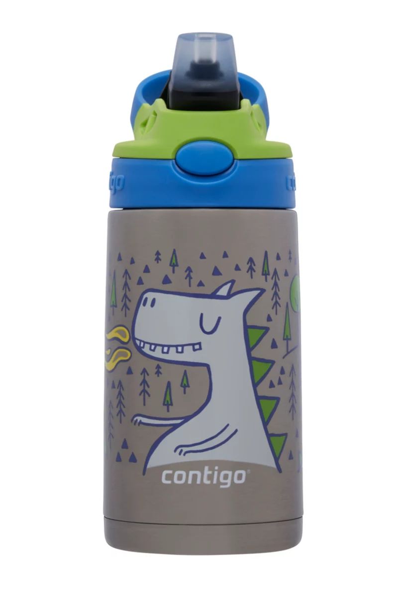 Contigo Easy Clean AUTOSPOUT™ Kids Vacuum-Insulated Water Bottle, 380 ml (Fire Dragon)